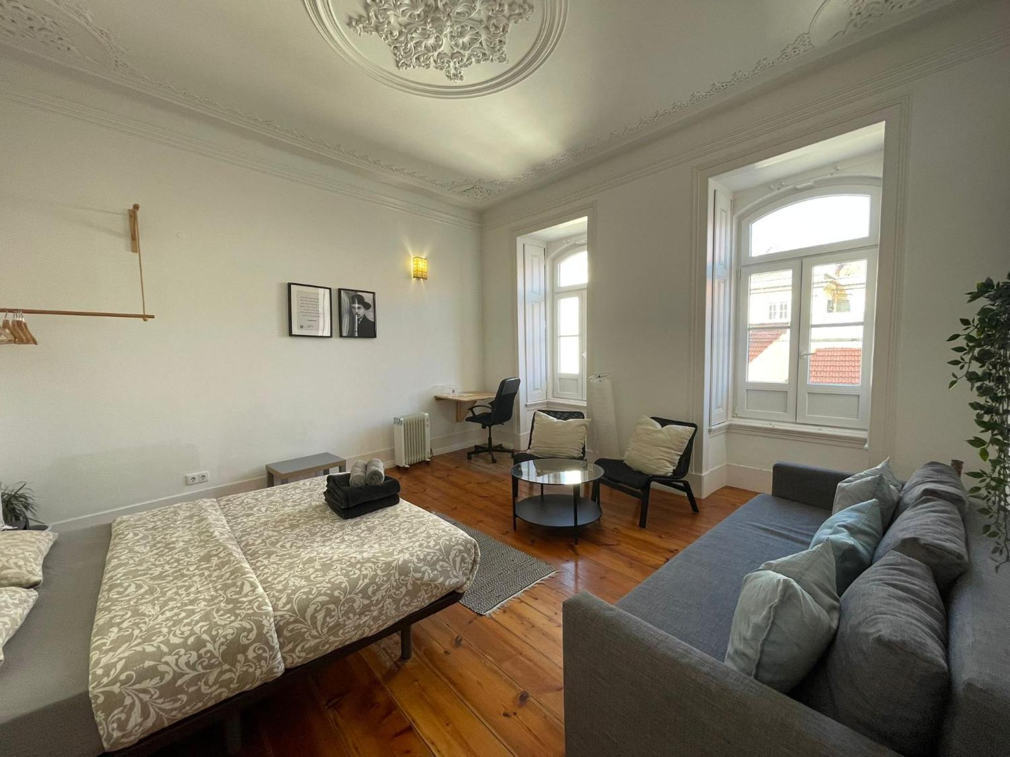 ליסבון Embassy Arriaga Private Elegance Rooms In Stylish Shared Apartment מראה חיצוני תמונה