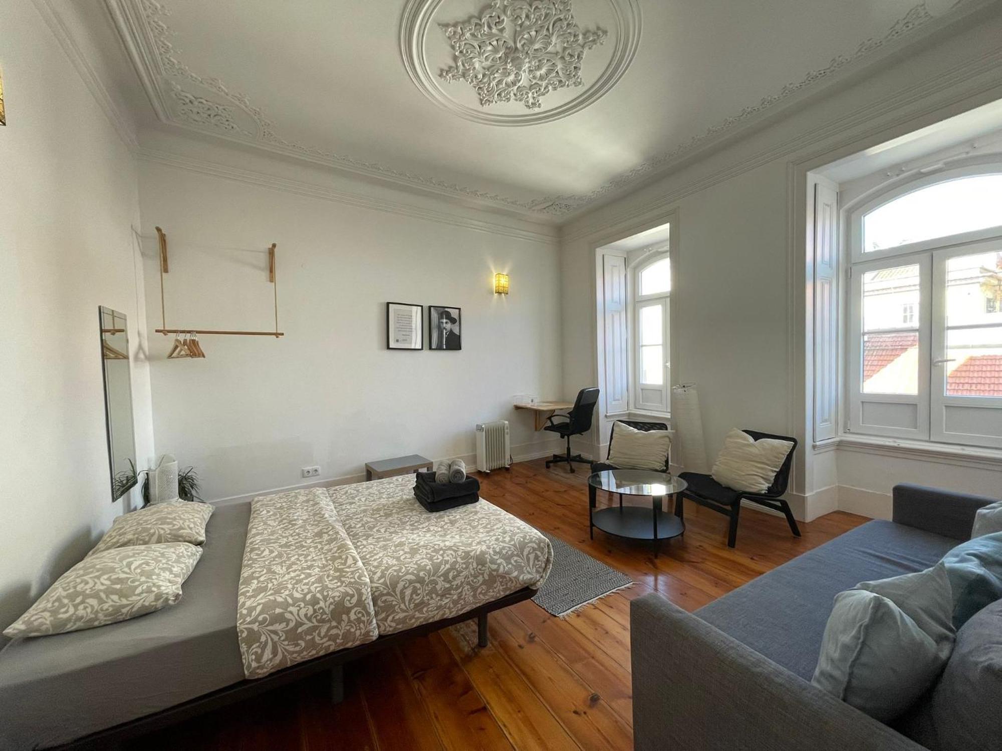 ליסבון Embassy Arriaga Private Elegance Rooms In Stylish Shared Apartment מראה חיצוני תמונה